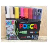 Uni POSCA 16-Color Marker Set
