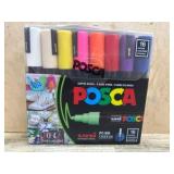 Uni Posca PC-5M Paint Marker Set, 16 Colors