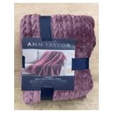 Ann Taylor Reversible Quilted Blanket