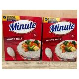 Minute White Rice, 2 Boxes