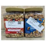 Peanuts and Cashews Snack Pack, 2 Jars