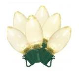 LED C9 Warm White Lights, 50 Count