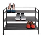 Seville Classics 3-Tier Shoe Rack