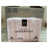XL Disposable Underpads, 4 Packs of 25