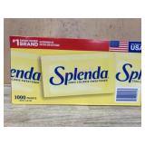 Splenda Zero Calorie Sweetener Packets