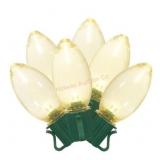 50ct LED C9 Lights, Warm White