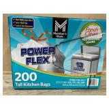 Pack of 200 Power Flex Tall Kitchen Bags