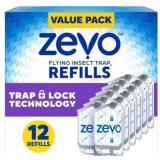 Zevo Flying Insect Trap Refill Cartridges, 12pk