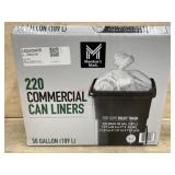 220 Commercial Trash Can Liners