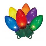 50ct LED C9 Multicolor Lights