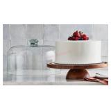 2-in-1 Cake Stand and Serving Tray