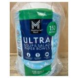 Ultra Soup and Salad Paper Bowls, 150 Ct