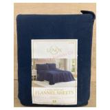 Lenox King Flannel Sheets Set