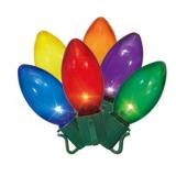 50 Multicolor LED C9 Lights String Set
