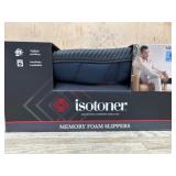 Isotoner Men's Memory Foam Slippers, Size Large