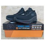 Skechers Black Ladies Work Sneakers Size 10