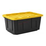 Black and Yellow Storage Tote, 20.6' D x 30.6' W