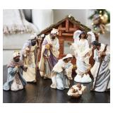 Nativity set decor multicultural