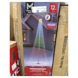 12ï¿½ pre lit multi color light show tree