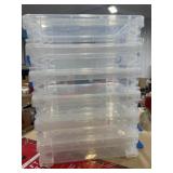 Plastic Containers, 6pk