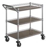 3-Tier Heavy-Duty Commercial Utility Cart