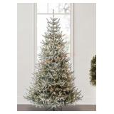 7.5ï¿½ pre lit snowy Georgia fir tree