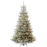 7.5' Snowy Georgia Fir Christmas Tree
