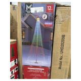 12ï¿½ Pre lit multi color light show tree
