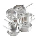 KitchenAid Stainless Steel 11-Piece Cookware Set