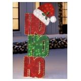 82ï¿½ pre lit ho ho ho sign