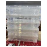 Plastic Containers, 5 pk