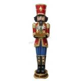 6' Pre-Lit Grand Nutcracker with Music Box