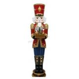 6' Pre-Lit Grand Nutcracker with Music Box