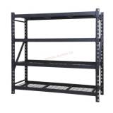 4-Shelf Industrial Storage Rack, 77' W x 24' D x