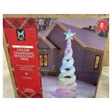 8ï¿½ color changing iridescent tree