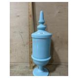 PORTIEUX FRANCE ? TALL COVERED APOTHACARY JAR