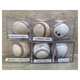 Trevor Cahill, Darren Ford, Ian Desmond, Delman