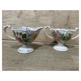 BLUE RIDGE POTTERY CREAM AND SUGAR