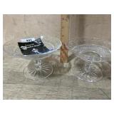 WATERFORD CRYSTAL COMPOTES 2 QTY