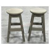 2- Westin weathered look bar stools