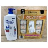 Jergens Lotion and Head & Shoulders Duo