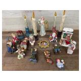Nativity And Angel Figurines