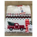 Cream Holiday Sweater, X-Small