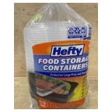 Hefty Food Storage Containers, 50 Pieces