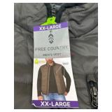 Free Country Menï¿½s Gray Vest XX-Large