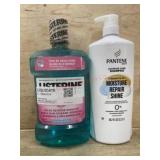 Listerine Mouthwash and Pantene Shampoo Set
