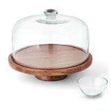 2-in-1 Cake Stand and Serving Tray