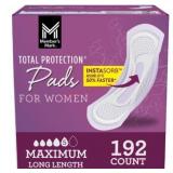 192-Count Long Length Pads for Women