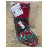 2 Plaid Holiday Stockings