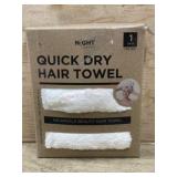 Quick Dry Hair Towel, One Pack